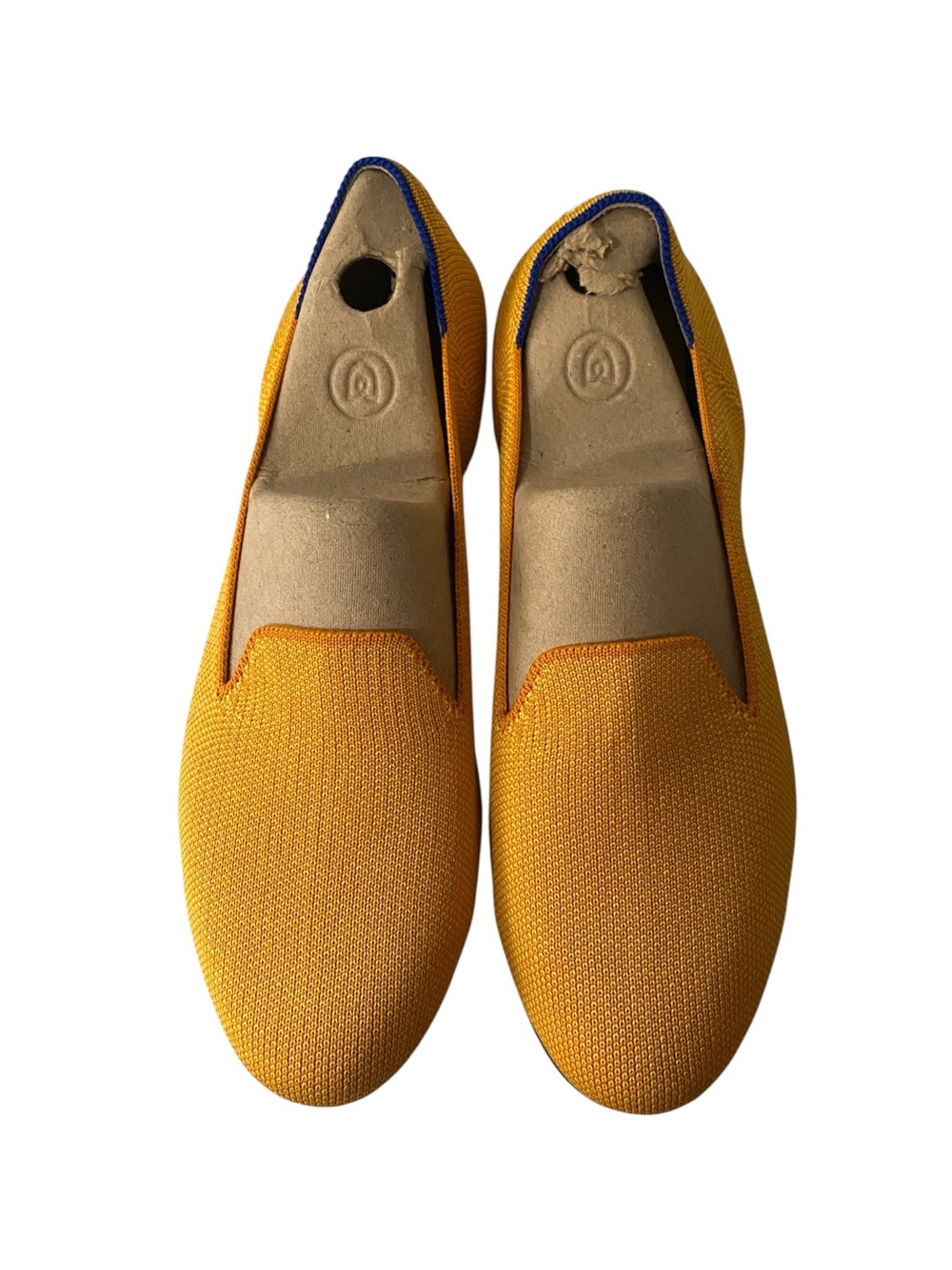 Rothys Lemondrop Yellow Round Toe Knit Flats Slip On Women’s Size US 7.5